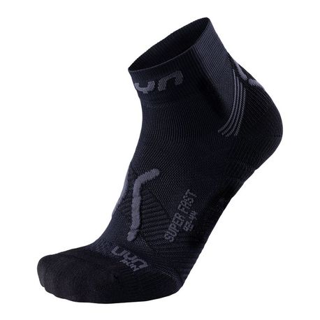 skarpety UYN Super Fast Running Socks Black/Anthracite (1)