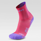 skarpety damskie UYN Run Fit Socks Pink/Violet (1)